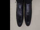 金利来（Goldlion）男鞋男靴时尚简约轻便鹿皮靴子加绒保暖棉靴G539340049AAM黑色40 实拍图