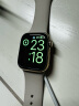 Apple/苹果 Watch Series 8 智能手表GPS+蜂窝款41毫米金色不锈钢表壳星光色运动型表带 S8 MNJD3CH/A 实拍图