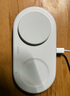 贝尔金（BELKIN）苹果无线充电器 Qi2认证磁吸无线快充 iPhone15W快充 兼容MsgSafe快速充电 面板式二合一 WIZ021白 实拍图