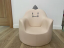 iloom 儿童沙发韩国进口卡通宝宝学坐凳可爱兔子婴儿沙发椅儿童小椅子 恐龙-米色 50cm 实拍图