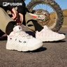 斐乐（FILA）FUSION 斐乐潮牌篮球鞋女鞋低帮篮球文化鞋复古休闲鞋老爹鞋 燕麦色-T12W941206AOM 36.5 实拍图
