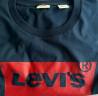 Levi's【全新升级】李维斯新版情侣同款短袖T恤logo印花 黑色0001 2XL 实拍图