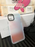 暴走适用苹果11手机壳 iphone11保护套 硅胶软边简约防摔镭射渐变高级感磨砂硬壳 灰 实拍图
