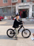 Jeep吉普Jeep儿童自行车6-10岁男孩女孩自行车儿童单车山地车学生车 星耀-单速辐条轮 -炫酷黑 20寸（适合身高1.25m-1.5m） 实拍图