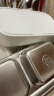 京东京造 304饭盒学生上班族便当盒 可微波炉加热餐盒1400ML（配304筷勺） 晒单实拍图