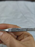 芳龄眉夹小镊子拔毛钳修眉毛夹假睫毛夹汗毛胡须镊子美妆化妆工具 2个斜口（A15B*2）银色 实拍图
