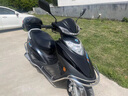 吉浪宇雨钻省油125踏板车摩托车男女款国四电喷燃油助力代步车可上牌 国四电喷标准版可上牌  黑色 实拍图