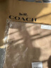 蔻驰COACH 奢侈品女士保暖黄色围巾CB684CAMONE【品牌直供】 实拍图