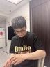 自由说黑色十字架钛钢项链男潮流嘻哈复古吊坠小众百搭时尚毛衣链送男友 十字架项链 实拍图