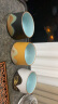 苏氏陶瓷（SUSHI CERAMICS）手绘山水画茶杯三色茶杯主人杯中国风千里江山礼盒装（青定杯） 实拍图
