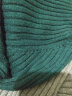 无印良品MUJI 女式  宽罗纹 半高领毛衣 长袖针织衫 绿色 XS 晒单实拍图