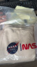 NASA GISS官方潮牌联名t恤男夏季宽松休闲圆领百搭印花五分短袖 米杏 M  实拍图