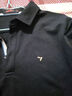 柒牌polo衫男短袖轻商务休闲夏男士纯色翻领上衣【7A抗菌2A防螨】NEW 黑色(25新款) M 实拍图