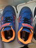回力童鞋儿童足球鞋2025春季新款男童碎钉软底防滑训练鞋学生运动鞋 蓝桔 31码 内长约20.5cm 实拍图