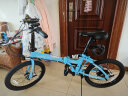欧亚马 OYAMA折叠自行车20寸14速铝合金双碟刹避震男女单车酷炫500 全套禧玛诺双碟刹14速5年质保白 实拍图