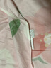博洋家纺全棉床单印花被单纯棉床罩单件套 花语粉230*245cm 实拍图