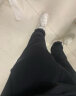 特步运动裤男裤秋冬保暖针织束脚长裤878329630348 正黑色 XL  晒单实拍图