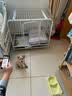 蔻丝狗笼子小型犬中型犬室内家用带厕所分离折叠免安装狗笼子柯基柴犬 加粗特厚方管【78*54*70】博美  实拍图