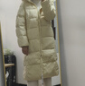 森马（Semir）90%鸭绒羽绒服女长款宽松显瘦冬季轻暖连帽外套防水109724113001 实拍图