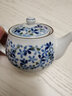 千代源光峰小蓝芽线唐草茶杯茶壶 日本原装进口陶瓷品茗杯日式茶具套装  小蓝芽茶壶 实拍图