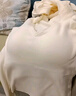 洁丽雅蚕丝山羊绒保暖内衣打底女士无缝秋冬季保暖内衣中厚套装美体打底 香槟色上衣+裤子套装 L（推荐110-125斤） 实拍图