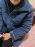 南极人睡衣男士秋冬季珊瑚绒加厚加绒三层夹棉中老年睡衣女士家居服套装 藏青(男款冬天保暖套装) XL（推荐120-140斤） 实拍图