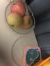 青苹果玻璃水果盘创意现代客厅茶几家用零食盘糖果盘水果盆轻奢风果盘 透明果盘【大中小三件套】 实拍图