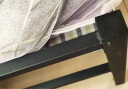 赛森折叠床单人床家用出租房成人午休床医院陪护硬板加固地摊简易加床 黑架宽90cm（加粗加厚） 实拍图