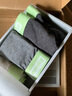 蕉内（Bananain）301S女士三角精梳棉内裤撞色腰带7A抗菌中腰本命马年红色礼盒3件 【加弹款】绿腰-花灰色系 3条 S 实拍图
