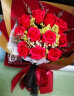 花悦荟11朵红玫瑰满天星花束生日礼物鲜同城配送女友闺蜜母亲永生香皂花 实拍图
