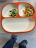 世喜宝宝餐盘婴儿吸盘式硅胶自主进食儿童餐盘吃饭分格辅食餐具 实拍图