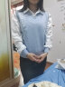 红蜻蜓 针织衫女假两件打底女装毛衣女秋冬季新款韩版线衣polo领上衣衫 蓝色常规 均码（适合80-130斤） 晒单实拍图