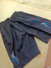 左斯客短裤男夏季薄款冰丝透气沙滩裤运动五分裤速干大裤衩大码跑步裤子 8003黑蓝 XL(建议120-140斤) 实拍图