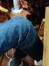 雅戈尔（YOUNGOR）休闲裤男商务休闲牛仔裤裤子棉聚酯纤维氨纶休闲风 深蓝 170/78A 实拍图