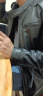 PERCOOL 真皮皮衣男头层牛皮夹克秋冬帅气摩托车机车服立领皮外套骑行服 黑色净版（布马甲） M号（125斤-135斤） 晒单实拍图