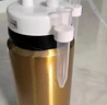 拓建缘卧床老人用的保温杯保温加长吸管杯喝水杯成人产妇护理杯防呛防漏 香槟金色 600ml 实拍图