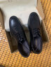 波图蕾斯男士系带商务休闲皮鞋低帮加绒保暖冬季棉鞋 9859 黑色(加绒) 46 实拍图