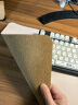 得力(deli) 皮质+软木材质双面防水鼠标垫  超大面积桌垫 触感亲肤舒适 粉色83012 晒单实拍图