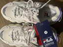 FILA 斐乐女鞋猫爪鞋3代老爹鞋休闲运动鞋缓震厚底慢跑鞋FLUID Ⅲ 奶白-GD 35.5 实拍图