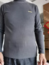 皮尔卡丹半高领打底衫男加厚秋冬季双面绒长袖t恤德绒内衣保暖卫衣 灰色 170 (120斤-140斤) 实拍图