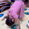 艾舞戈儿童舞蹈服夏季练功女童跳舞衣幼儿园宝宝连体芭蕾舞裙中国舞服装 酱粉色-短袖 120 码 高105-110cm重30-38斤 实拍图
