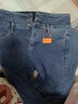 妖妮牛仔裤女秋冬2025新款加绒常规高腰弹力修身三粒扣小脚长裤子3216 加绒三粒扣蓝色 30 （建议体重115-125斤） 实拍图