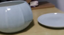 奥美优简约绿萝水仙肉肉绿植兰花盆青瓷多肉花盆带托盘大号陶瓷不含绿植 实拍图