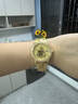 宾爵足金弥勒金佛红宝石晶钻腕表男进口机械机芯夜光防水男士品味奢华 足金弥勒金佛-高档男士腕表-金带 实拍图