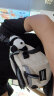 卡卡树斜挎包男休闲胸包女韩版背包潮流大容量运动手机包 白色（熊猫挂件+徽章） 晒单实拍图