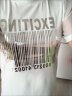 乔骏晟中长款短袖t恤女2023夏季韩版修身白色体恤网纱半袖上衣女潮 晒单实拍图