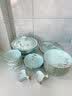 墨尊景德镇青瓷餐具套装中式碗碟套装家用高档轻奢乔迁新婚碗筷盘组合 青瓷·蓝庭满园【皮箱包装】10人配置 68件套 实拍图