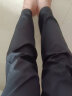 红蜻蜓休闲裤男2024春季宽松舒适直筒裤子男士休闲系带纯色运动长裤男装 黑色 XL 晒单实拍图