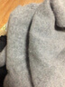 百图betu女装秋季新款毛衣羊毛半高领百搭女长袖毛衣2309D04 灰色 XL 实拍图