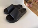 安尚芬 凉拖鞋男室内外简约时尚舒适软底情侣防滑浴室大码拖鞋女 黑色 44-45 适合43-44 实拍图
